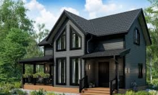 Проекты каркасных домов с террасой от 3659 рублей | Строй-Прн